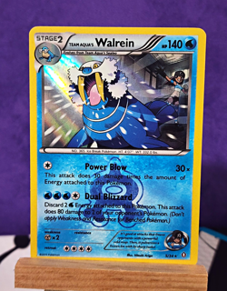 Pokemon TCG Team Aqua's Walrein 5/34 Double Crisis Stage 2 HP 140 Holo Rare - Image 1