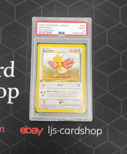Pokemon Spearow Jungle #62 1st Edition Regular PSA 9 MINT T1 - Image 1