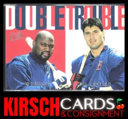 Mo Vaughn / Jose Canseco 1997 Ultra #2 Double Trouble Boston Red Sox - Image 1