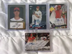 Facsimile Print Signed Shohei Ohtani Auto Lot Of 4 Cards - Image 1