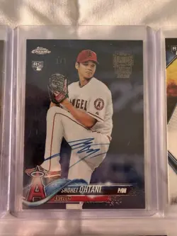 Facsimile Print Signed Shohei Ohtani Auto Lot Of 4 Cards - Image 4