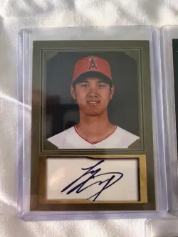 Facsimile Print Signed Shohei Ohtani Auto Lot Of 4 Cards - Image 5