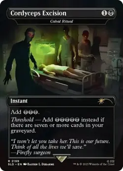 1x Cabal Ritual "Cordyceps Excision" - Extended Ar NM Eng MTG - Secret Lair Drop - Image 1