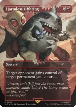 Mint/Near-Mint, English - 1 x MTG Harmless Offering - 0868 - Foil Secret Lair Dr - Image 1