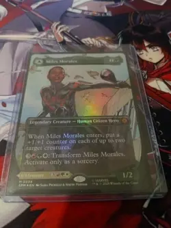 Foil Miles Morales (0234) (Borderless) Marvel's Spider-Man - Image 1