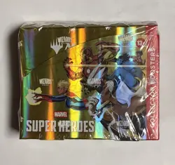 Collector Booster Box Marvel Super Heroes MTG Sealed Magic The Gathering - Image 1