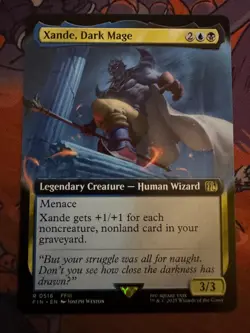 Xande, Dark Mage (Extended Art) 516 Rare FINAL FANTASY Magic: The Gathering NM - Image 1