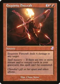 Exquisite Firecraft Retro Frame Time Spiral Remastered NM MTG - Image 1