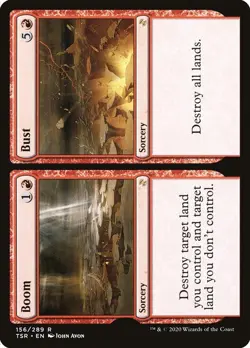 Boom / Bust Time Spiral Remastered NM MTG - Image 1