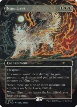 Nine Lives -Foil Near Mint MTG Secret Lair - Image 1