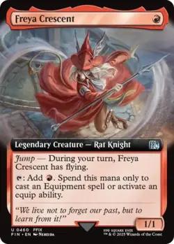 Freya Crescent (Extended Art) - Near Mint MTG Universes Beyond: FINAL FANTASY - Image 1