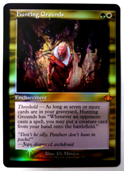MTG Dominaria Remastered - Hunting Grounds - FOIL Retro Mythic #359 - NM - Image 1
