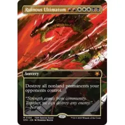 Ruinous Ultimatum (borderless) M/NM Magic: The Gathering MTG Special Guests - Image 1