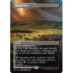 Marsh Flats (borderless) (110) M/NM Magic: The Gathering MTG Special Guests - Image 1