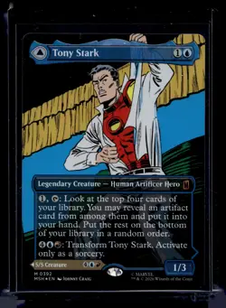 Marvel Super Heroes #392 Tony Stark (Borderless) Holo Foil - Image 2