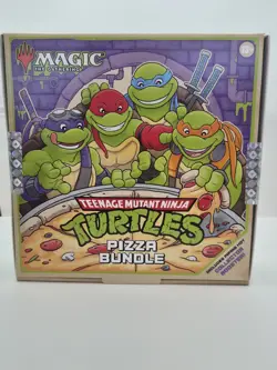 Magic the Gathering: Pizza Bundle Teenage Mutant Ninja Turtles New Sealed - Image 1