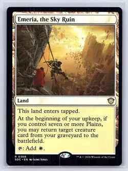 Emeria, the Sky Ruin 368 Commander Secrets of Strixhaven Magic: The Gathering NM - Image 1