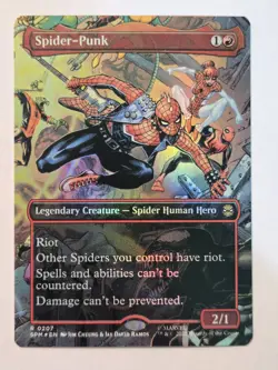 MTG Spider-Punk Marvel's Spider-Man 0207 Foil Rare - Image 2