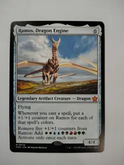 Ramos, Dragon Engine 678 Mythic Foundations Magic: The Gathering Near Mint - Image 1