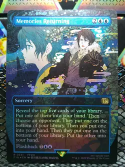 Memories Returning (Borderless) #331 (Foil) (NM) Final Fantasy FIN Magic MTG - Image 1