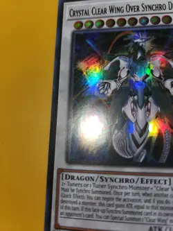 Crystal Clear Wing Over Synchro Dragon SUDA-EN039 Supreme Darkness 1st Edition - Image 2