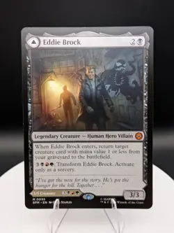 Eddie Brock - Venom, Lethal Protector Mythic Regular: Spider-Man MTG (NM) - Image 1