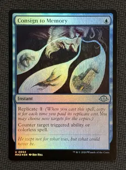 MTG Consign to Memory Foil Modern Horizons MH3 Magic NM - Image 1