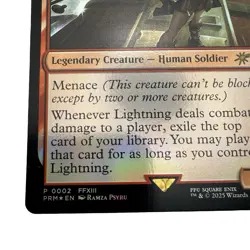 Lightning, Security Sergeant FOIL Promo MTG Final Fantasy FFXIII - Image 2