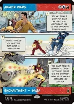Armor Wars - Borderless Light Play, English Magic the Gathering MTG Marvel Super - Image 1