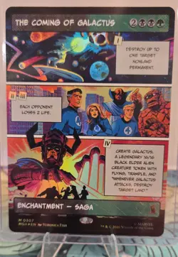 The Coming of Galactus (Borderless) Marvel Super Heroes Foil - Image 1