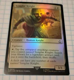 Templar Knight - Assassin's Creed FOIL 10 U ACR CREATURE - Image 1