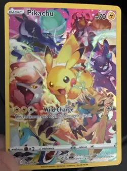 Pokemon Crown Zenith Pikachu #160/159 Secret Rare NM - Image 3