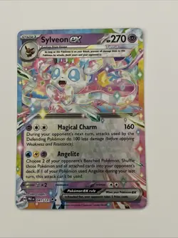 Sylveon Ex 041/131 Prismatic Evolutions Holo Double Rare Pokemon Card - Image 1