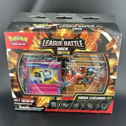 Pokemon TCG League Battle Deck Mega Lucario ex 60-Card Foil Deck English - Image 1