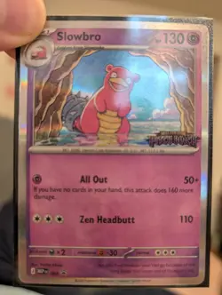Pitch Black Pokemon TCG Slowbro 083 MEP Stamped Promo - Image 1
