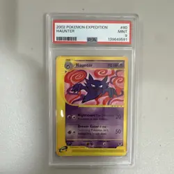 Pokemon Expedition Base Set Haunter 80/165 PSA 9 EN Regular Uncommon - Image 1