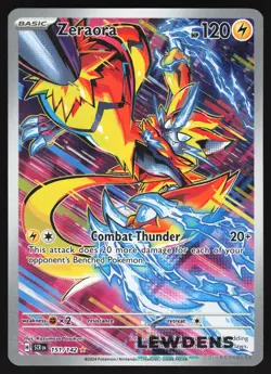Zeraora - 151/142 - Illustration Rare - Stellar Crown - Pokemon Card - Image 1