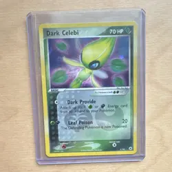 Pokemon TCG Dark Celebi 4/101 Hidden Legends Holo Rare English 70HP 2004 - Image 1