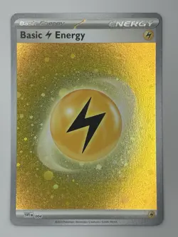 Pokemon Basic Basic Lightning Energy SVE004 Galaxy Holo Scarlet & Violet 151 NM - Image 1