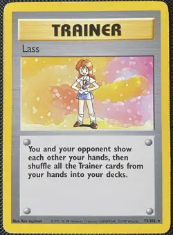 Lass 075/102 Base Set Regular - Pokemon Card - Image 1