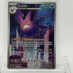 Pokemon TCG Chaos Rising Crobat #093/086 Illustration Rare NM - Image 1
