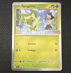 Pokemon Sprigatito 191 SVP Scarlet & Violet Promo Holo 70HP Eng Basic - Image 1