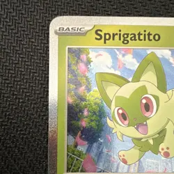 Pokemon Sprigatito 191 SVP Scarlet & Violet Promo Holo 70HP Eng Basic - Image 2