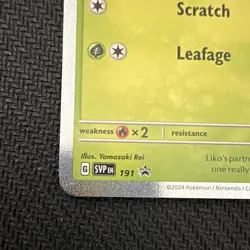 Pokemon Sprigatito 191 SVP Scarlet & Violet Promo Holo 70HP Eng Basic - Image 5