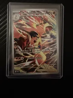 Pokemon TCG Ethan's Typhlosion Destined Rivals Illustration Rare Card 190/182 - Image 1