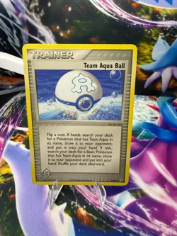 TEAM AQUA BALL 75/95 TEAM MAGMA VS TEAM AQUA Uncommon Pokemon - Image 1
