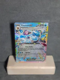 Pokemon TCG Glaceon EX 026/131 Double Rare Prismatic Evolutions Card Near Mint - Image 1