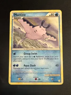 Mantine - 45/123 - HeartGold SoulSilver HGSS - Pokemon Card - Image 1