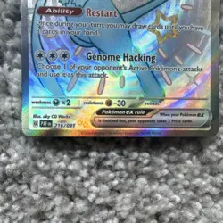 Mew ex 216/091 SV Paldean Fates Ultra Rare Full Art Holo Pokemon TCG - Image 3