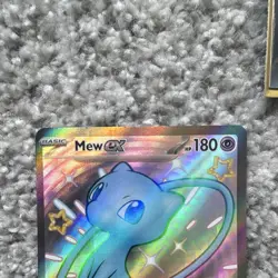 Mew ex 216/091 SV Paldean Fates Ultra Rare Full Art Holo Pokemon TCG - Image 4